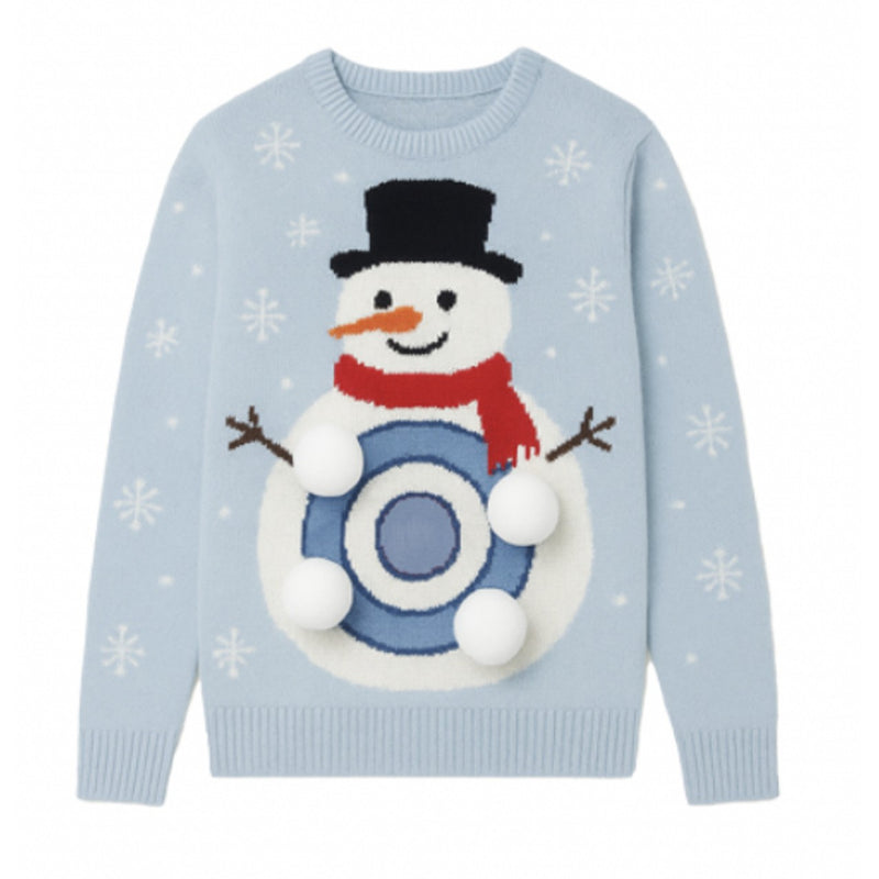 Tipsy Elves - Kids Youth Snowball Fight Game Ugly Christmas Sweater