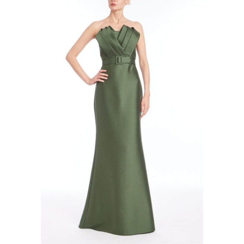 Badgley Mischka - Womens Belted Loop Bodice