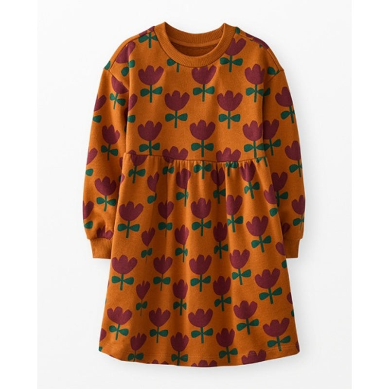Hanna Andersson - Kids Long Sleeve French Terry Dress with Pockets