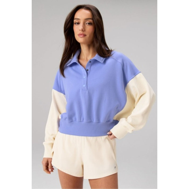 Fabletics - Womens Year Round Terry Snap Front Sweatshirt