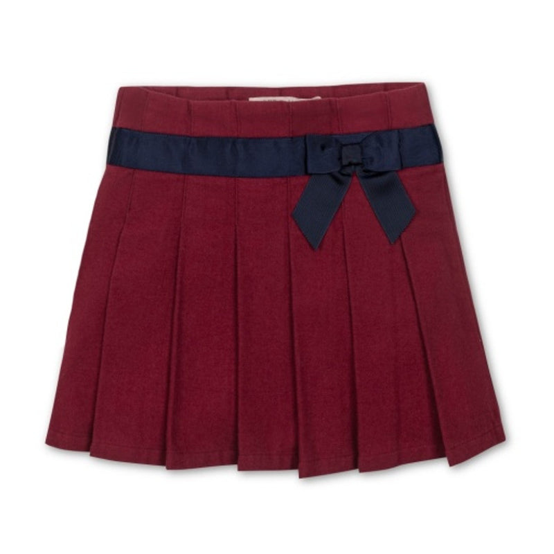 Hope & Henry - Girls Organic Pleated Skirt with Bow