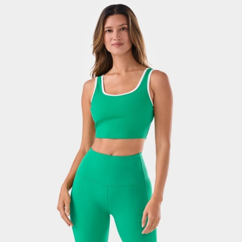 Thirty Three Threads - Unisex Nostalgia Support Tank Spring Green