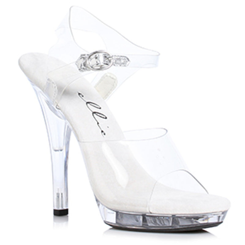 Ellie Shoes - 5" Heel Clear Sandal
