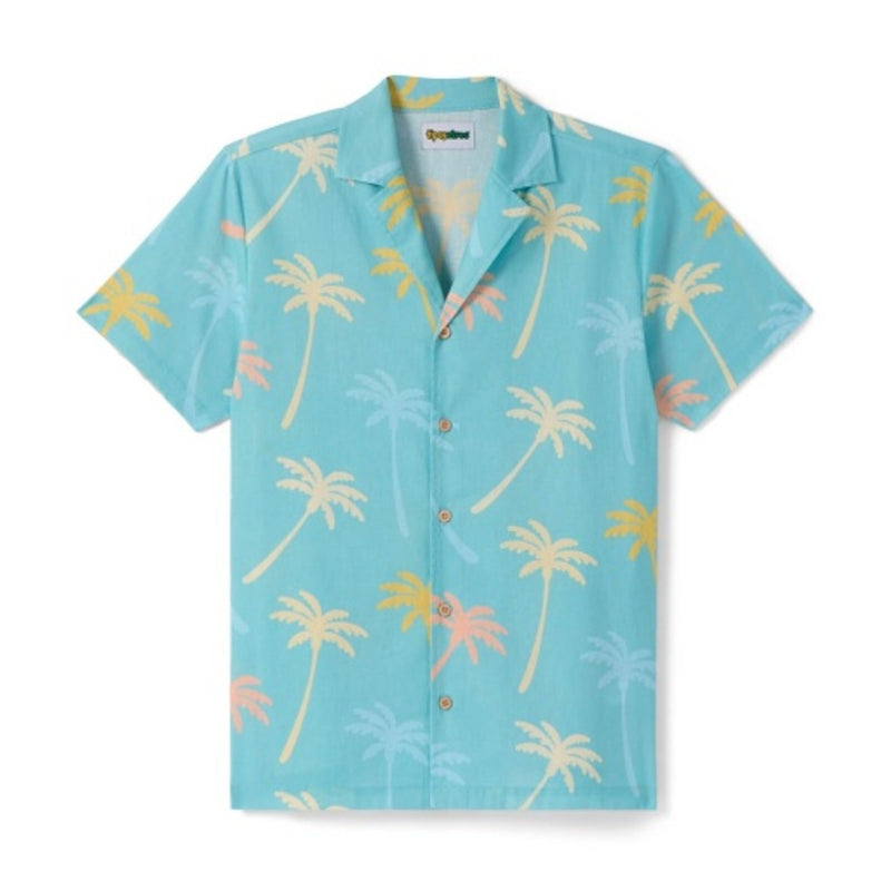 Tipsy Elves - Mens Counting Palms Linen Cabana Shirt