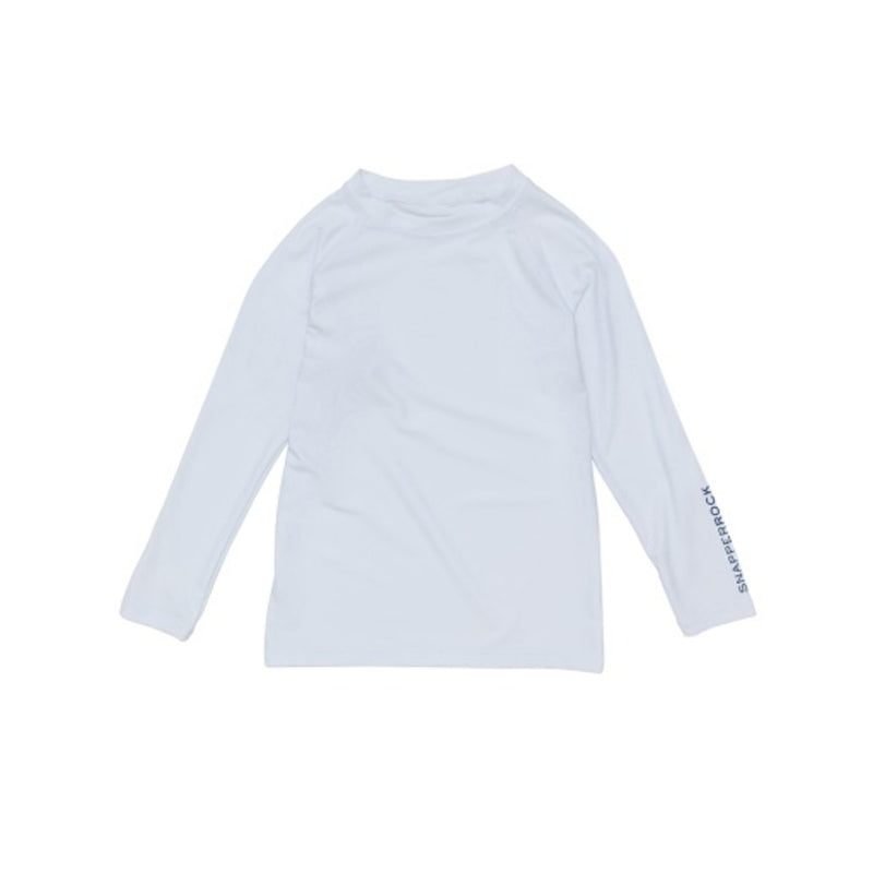 Snapper Rock - Boys White Long Sleeve Rash Top