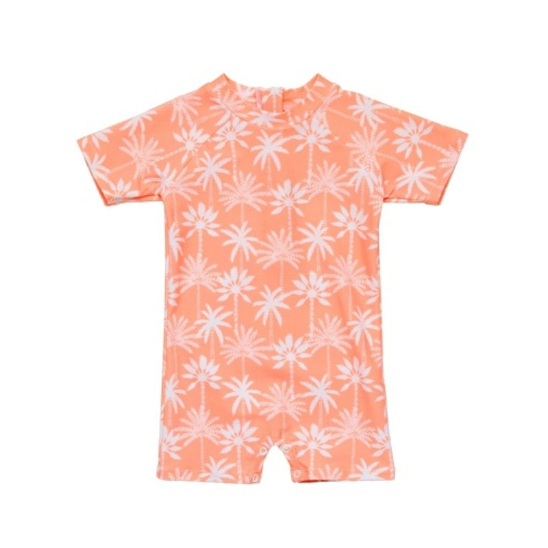 Snapper Rock - Boys Cali Palms Recycled Short Sleeve Sunsuit