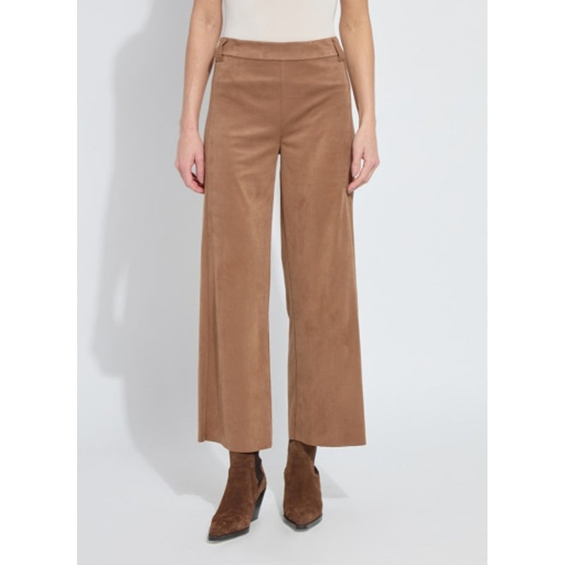 Lysse - Womens Vionette Vegan Suede Wide Leg Trouser