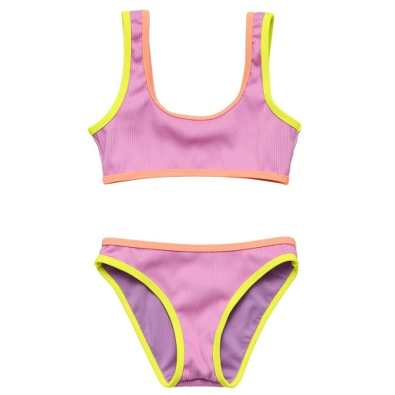 Snapper Rock - Girls Vacay Pop Recycled Crop Bikini