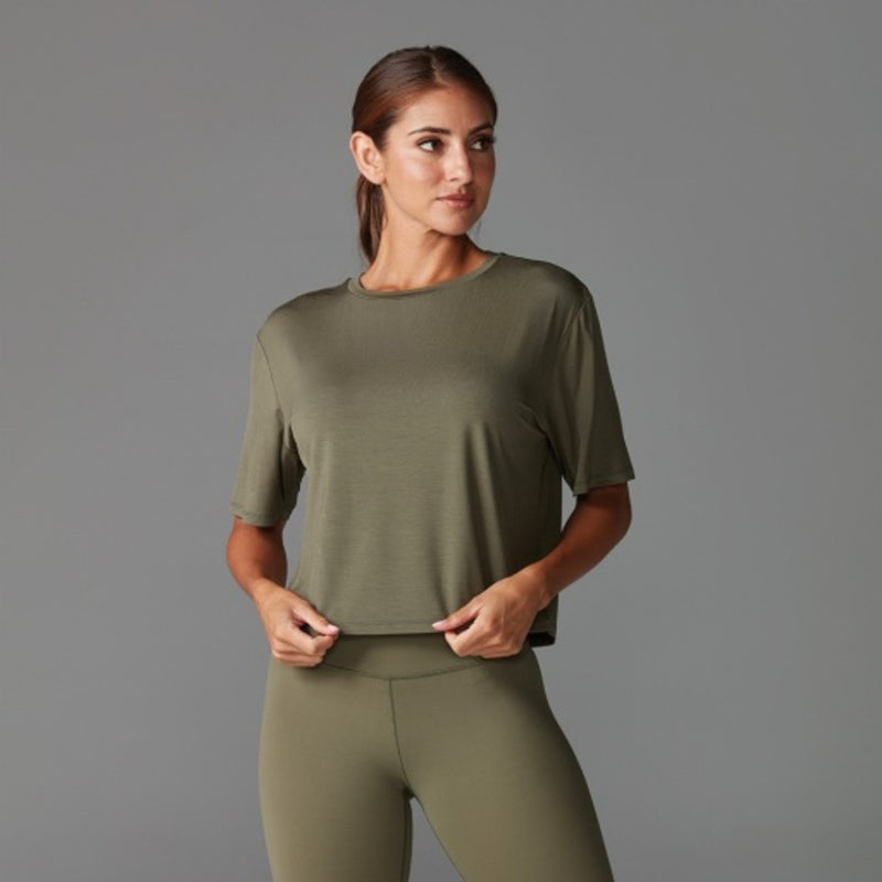 Thirty Three Threads - Unisex Crop Tee Ebony