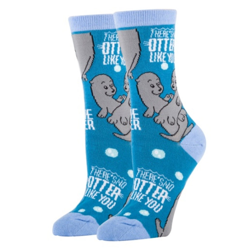 Oooh Yeah - Womens Crew Socks-Otter Love