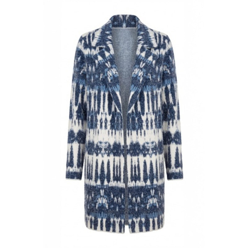 Liverpool Los Angeles - Womens Long Sleeve Open Front Sweater Coat