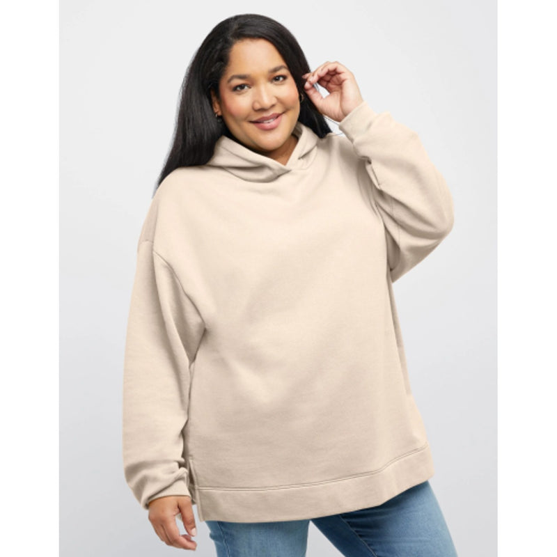 Hanes - Womens Ecosmart Womens Fleece Hoodie (Plus Size)