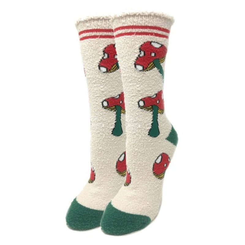 Oooh Yeah - Womens Mushies Fluff N Stuff Womens Crew Socks