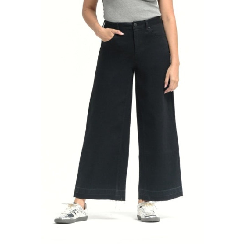 1822 Denim - Womens 27" High Rise Wide Leg with Release Hem