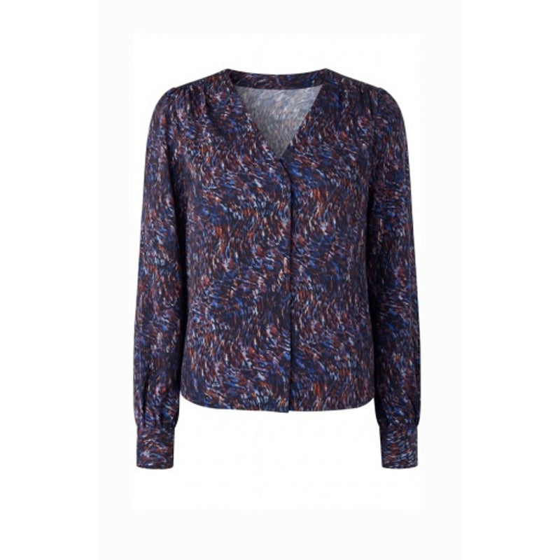 Liverpool Los Angeles - Womens Long Slv Woven Blouse with Neck Tie