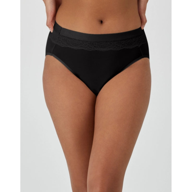 Hanes - Womens Bali Beautifully Confident Light Leak & Period Protection Hi Cut Panty