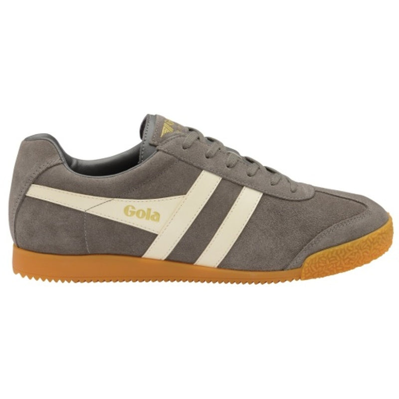Gola - Mens Harrier Suede Sneakers - Ash/Ecru
