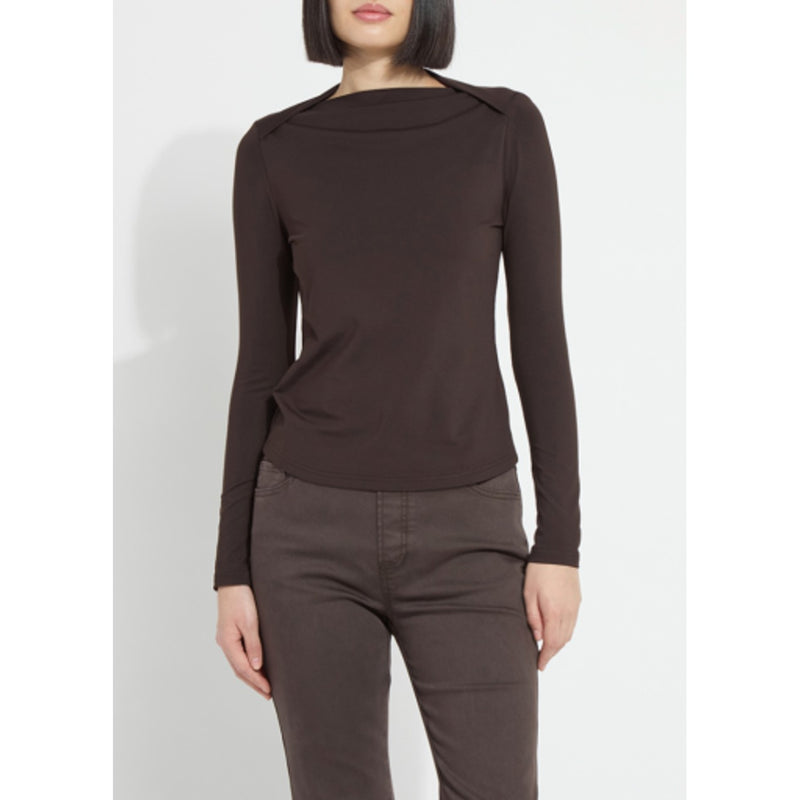 Lysse - Womens Electra Crossed Boat-Neck Top