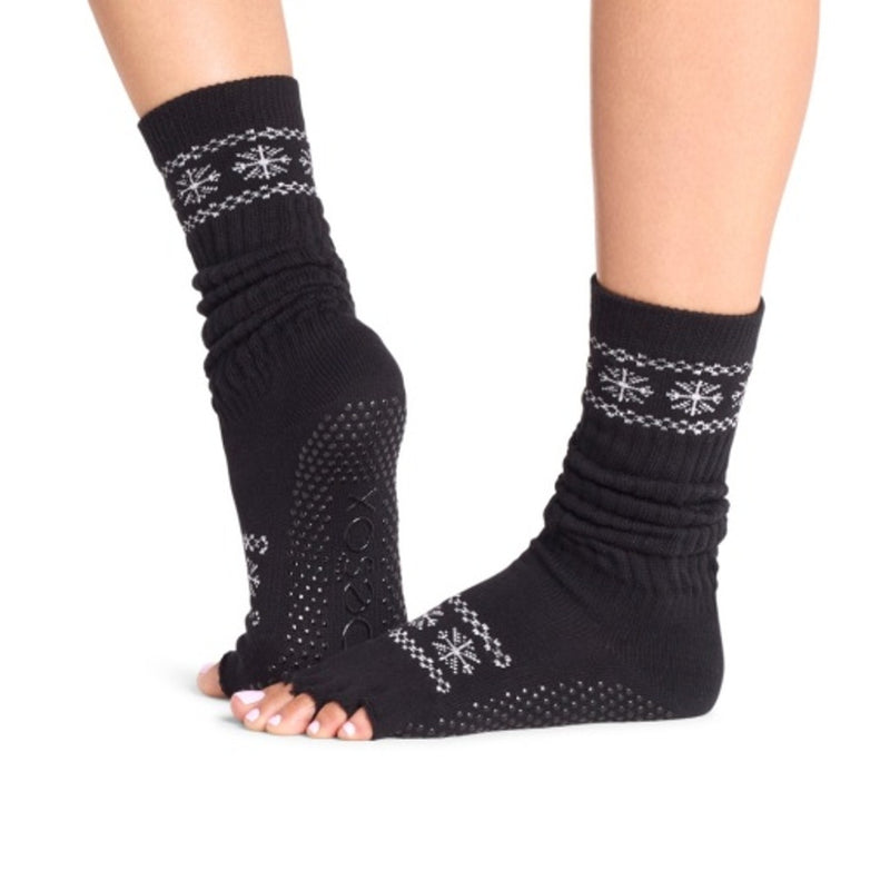 Thirty Three Threads - Unisex H/T Slouch Ebony Snowflake