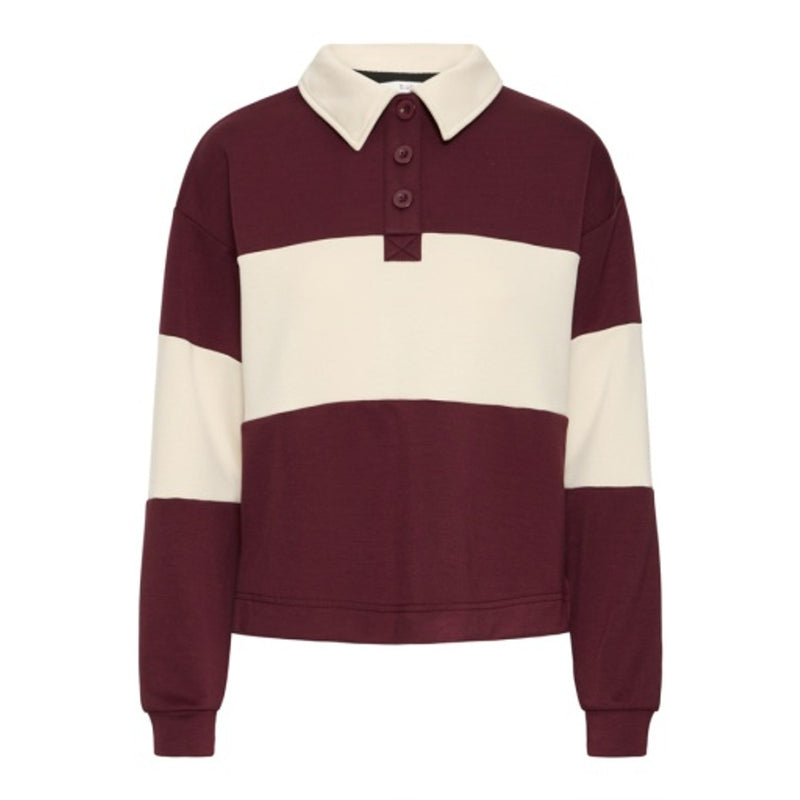 DK Company - Womens Bypusti Contrast Polo Pullover