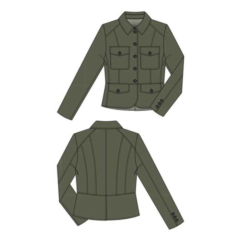 Liverpool Los Angeles - Womens Peplum Jacket