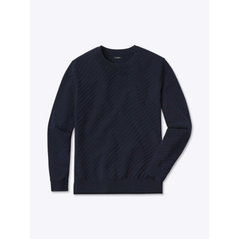 Cuts - Mens Riviera Knit Long Sleeve Texture Sweater