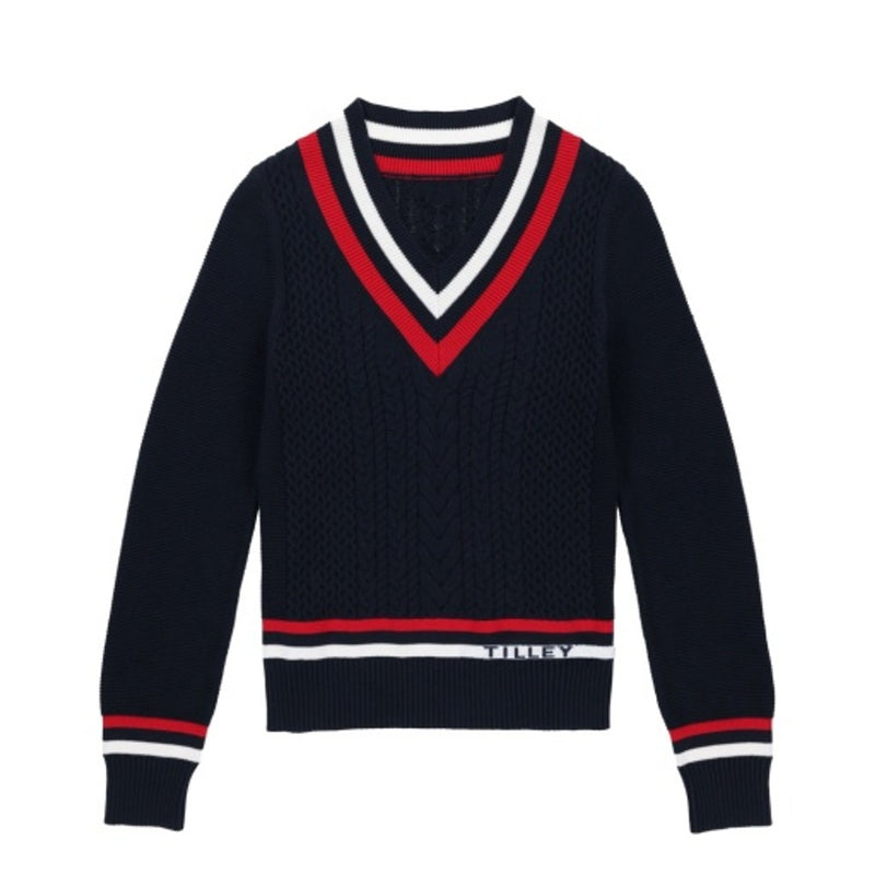 Tilley - Womens Preppy Deep V Sweater