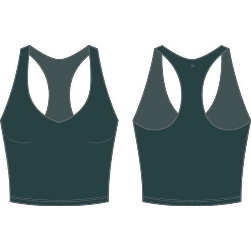 Fabletics - Womens Anywhere Cropped Built-in Bra Tank