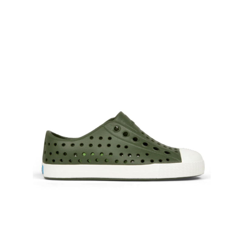 Native Shoes - Unisex Jefferson Kids - Forest Green/ Shell White