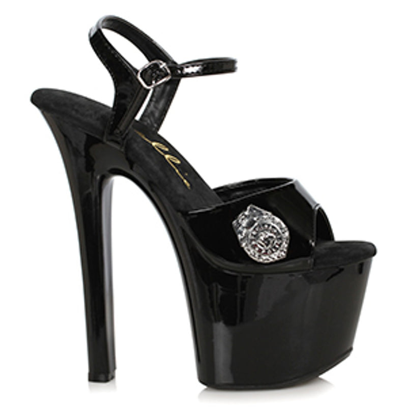 Ellie Shoes - 7" Womens Stiletto Sandal with Badge