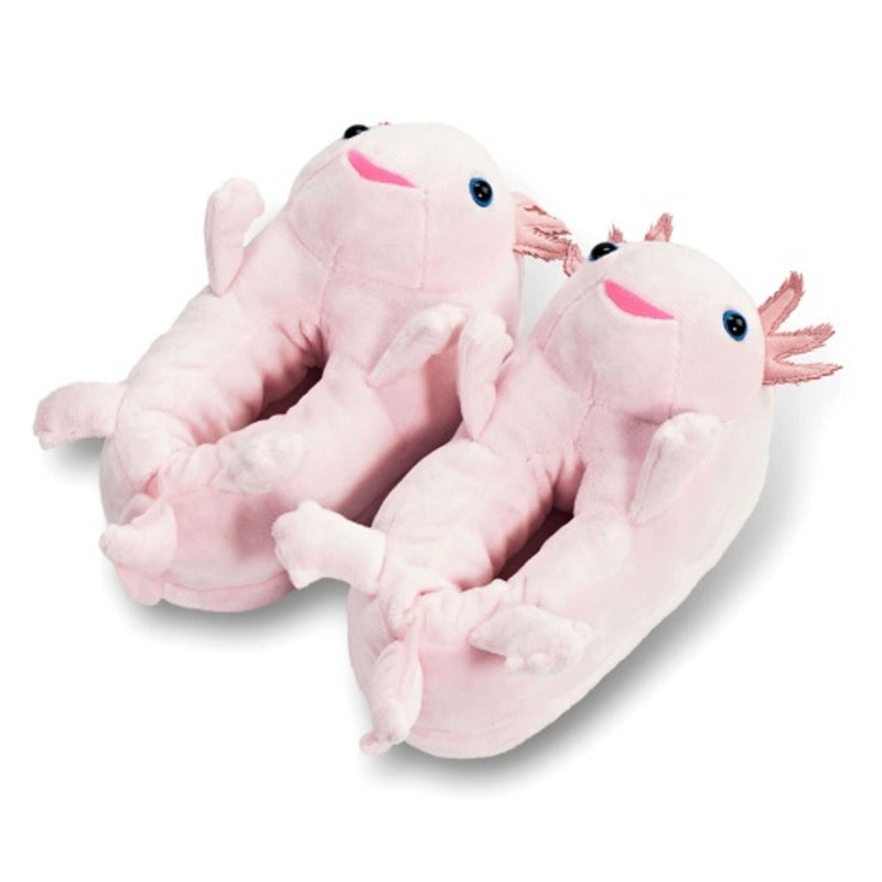 Oooh Yeah - Womens Axolotl Hugs Womens Plush Hugger Slippers