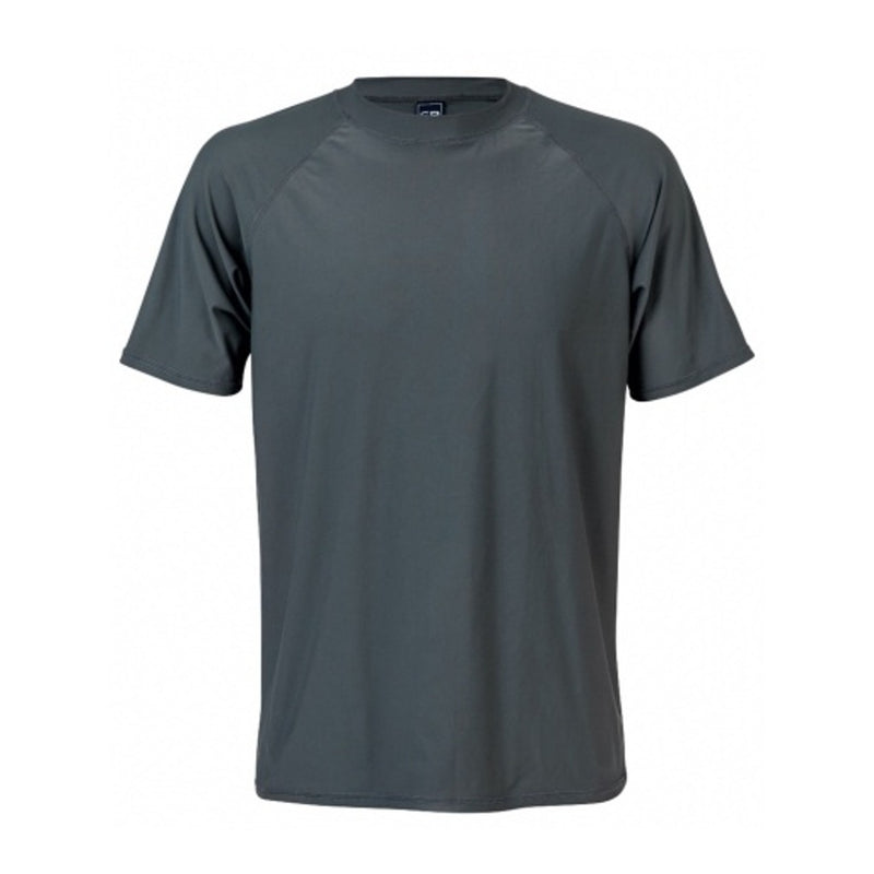 Snapper Rock - Mens Slate Short Sleeve Rash Top