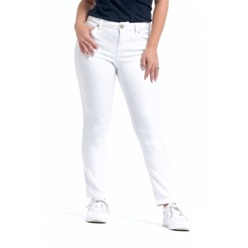 1822 Denim - Womens Petite 26" Butter Mid-Rise Skinny