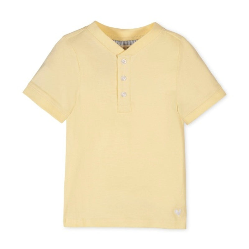 Hope & Henry - Boys Organic Short Sleeve Henley Tee