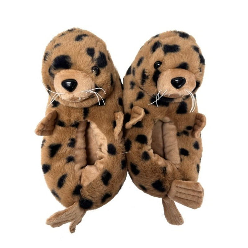Oooh Yeah - Kids Atlas the Harbor Seal-Hugger Slippers-Kids
