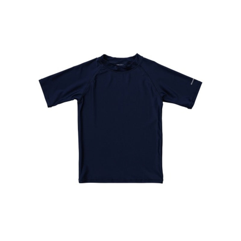 Snapper Rock - Boys Navy Short Sleeve Rash Top