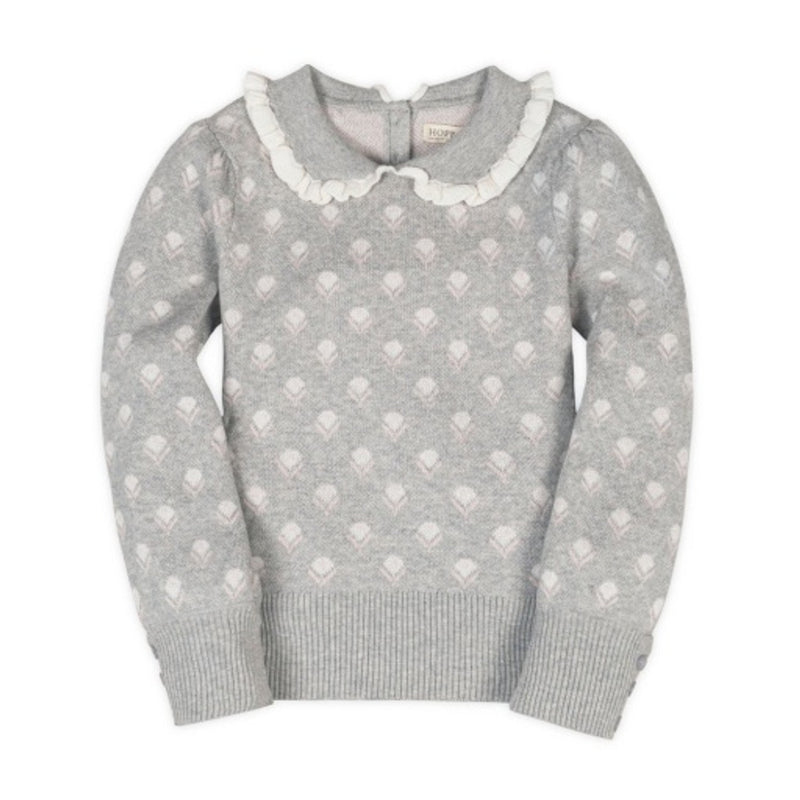 Hope & Henry - Girls Organic Peter Pan Collar Sweater