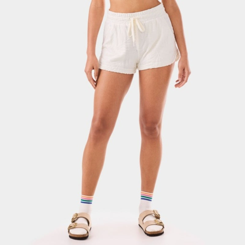 Thirty Three Threads - Unisex Palm Terry Short Hot Coral