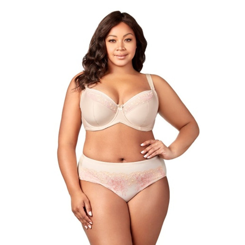 Elila - Womens Swiss Embroidery Balcony Underwire