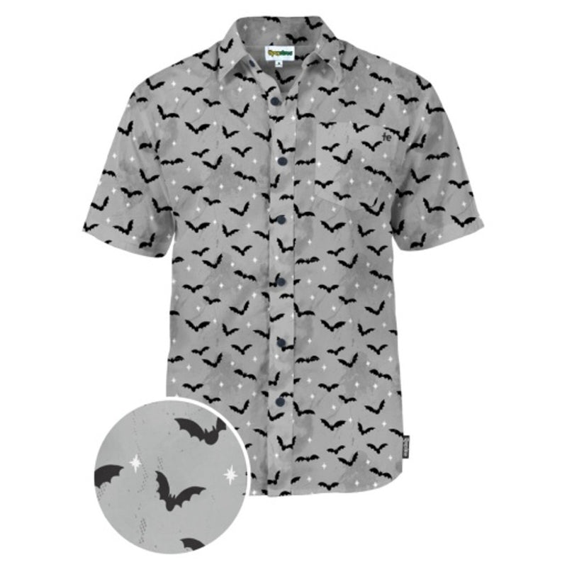 Tipsy Elves - Mens Bats Button Down Shirt