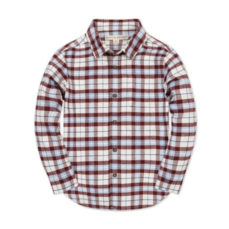 Hope & Henry - Boys Organic Flannel Shirt