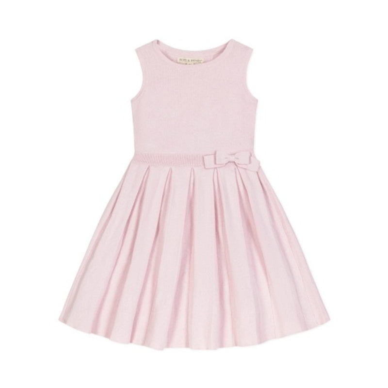Hope & Henry - Girls Organic Pleated Sweater Dress
