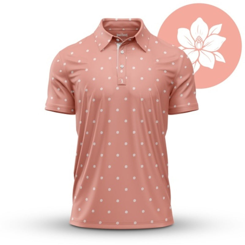 Bogey Bros - Mens in Bloom Polo - in Bloom