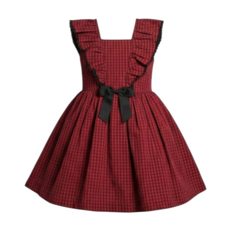 Hope & Henry - Girls Organic Ruffle Jumper Party Dress