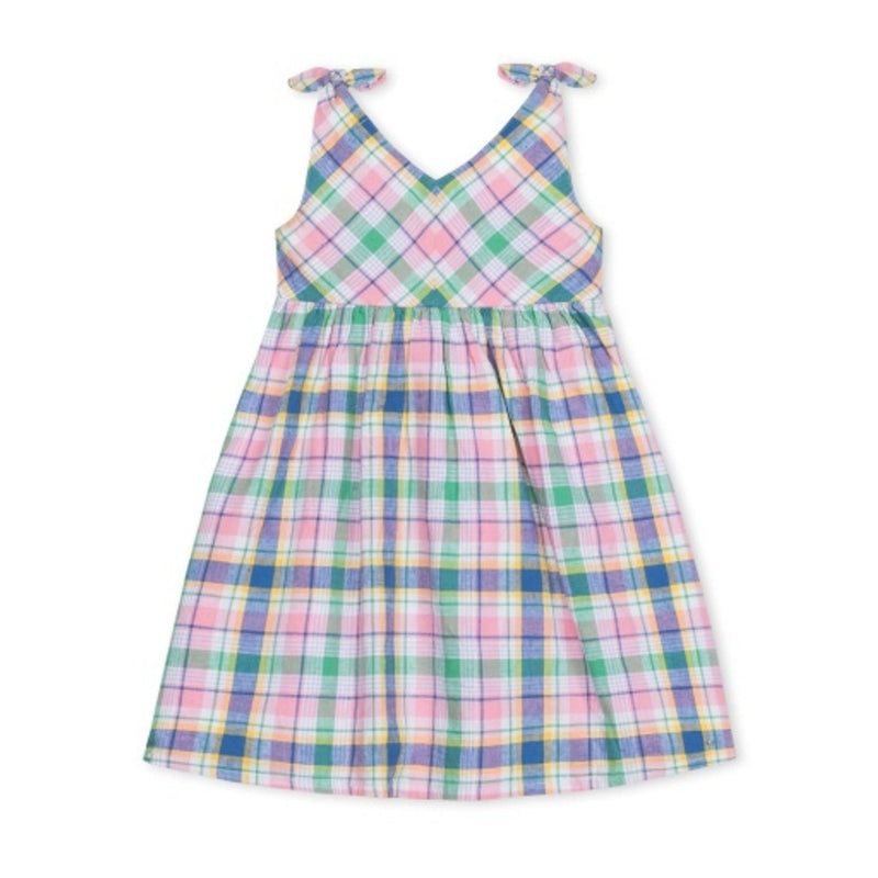 Hope & Henry - Girls Bow Shoulder Swing Dress