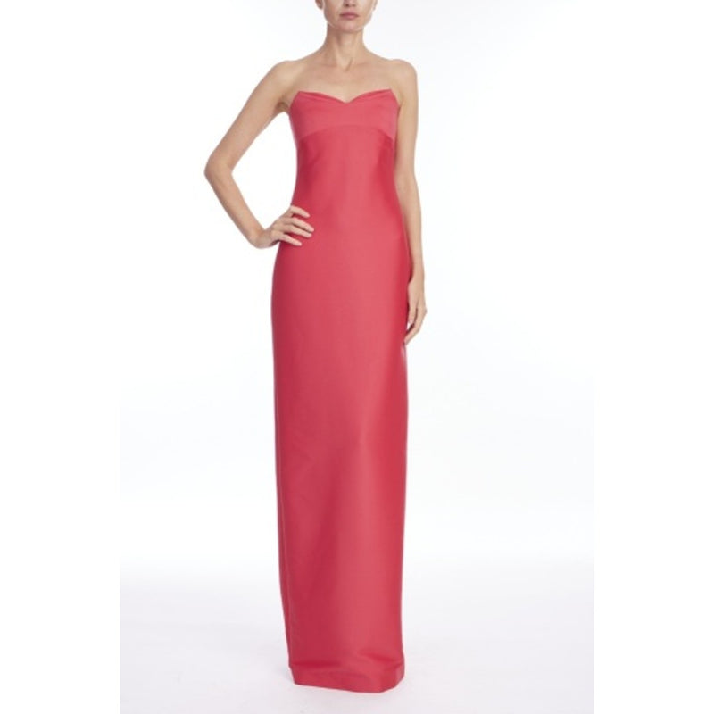 Badgley Mischka - Womens Fold Top Strapless