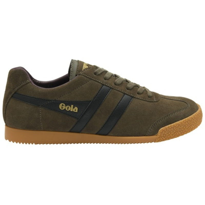 Gola - Mens Harrier Sneakers - Urban Moss/Black/Burgundy
