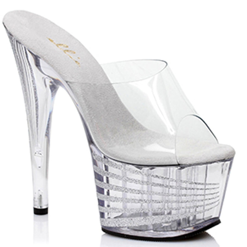 Ellie Shoes - 7 Inch Glitter Mule