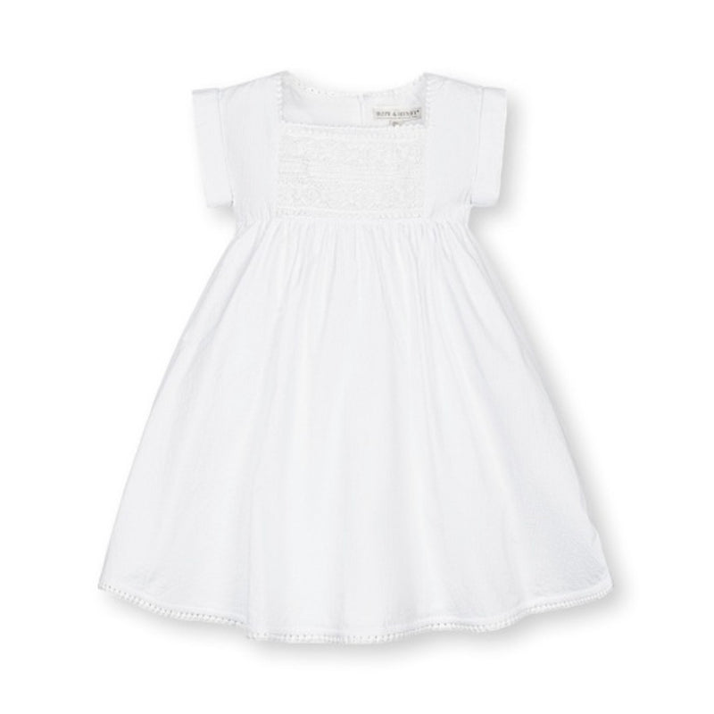 Hope & Henry - Girls Organic Seersucker Empire Waist Dress
