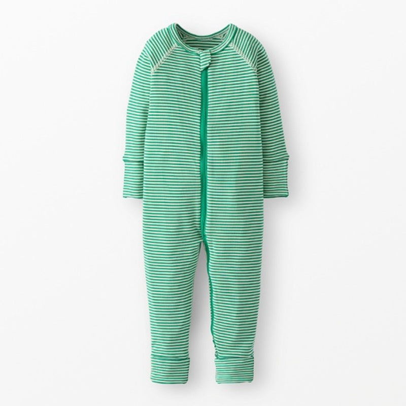 Hanna Andersson - Baby Striped 2-Way Zip Sleeper in Hannasoft Stretch™